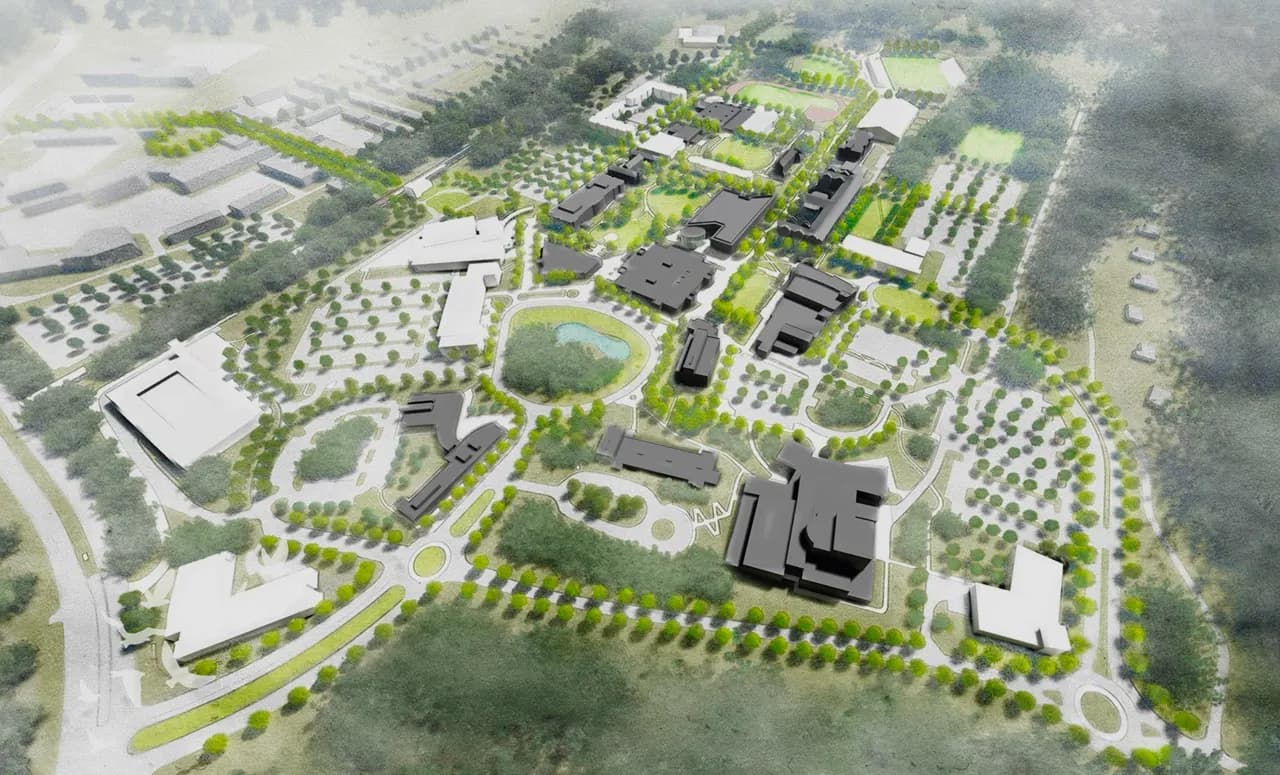 Stormwater management facility audit site at Bowie State University
